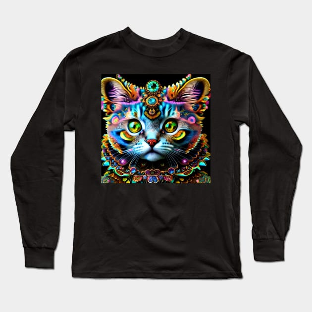 Trippy cat shirt cheap